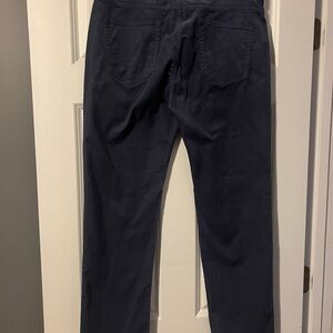 Peter Millar Navy Corduroy Trousers 34 NWOT